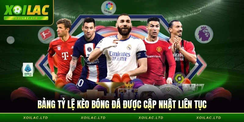 Nội dung bảng tỷ lệ kèo chuẩn và sớm nhất